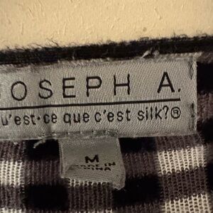 Joseph A Black and White Patterned Long Cardigan